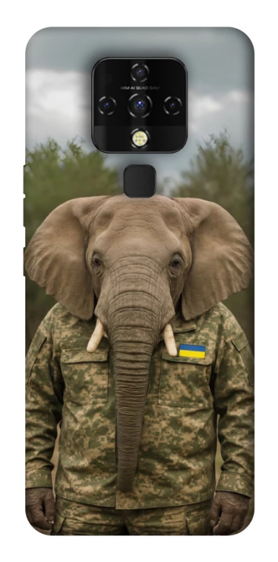 Чохол на TECNO Camon 16 SE Слон захисник фото 1 з 1
