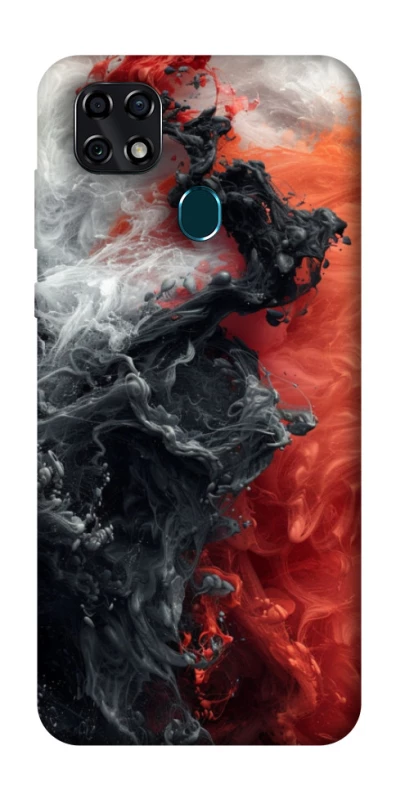 Чехол на ZTE Blade 20 Smart Black and Red фото 1 из 1