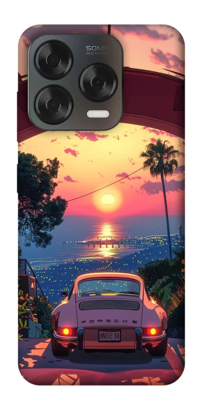 Чохол на ZTE Blade V70 Design Porsche at sunset фото 2 з 2