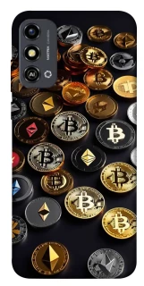 Чехол на ZTE Blade A53 Many coins фото 1 из 1