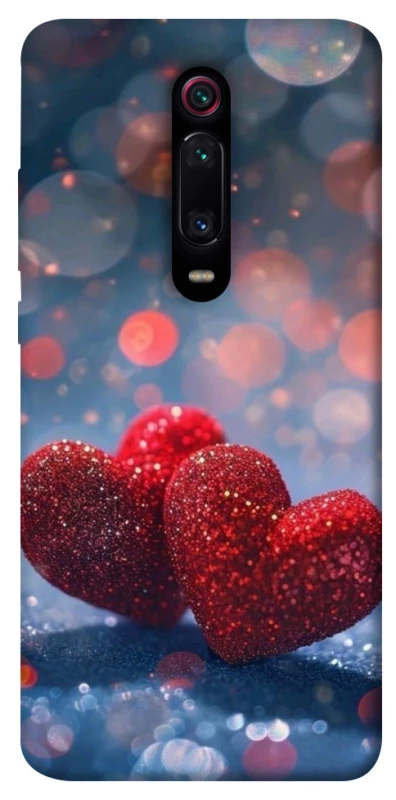 Чехол на Xiaomi Redmi K20 / K20 Pro / Mi9T / Mi9T Pro Red hearts фото 1 из 1