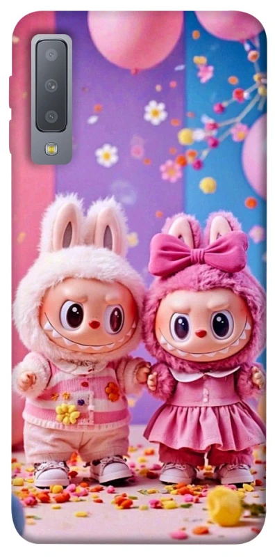 Чохол на Samsung A750 Galaxy A7 (2018) Labubu twins ver.2 фото 1 з 1