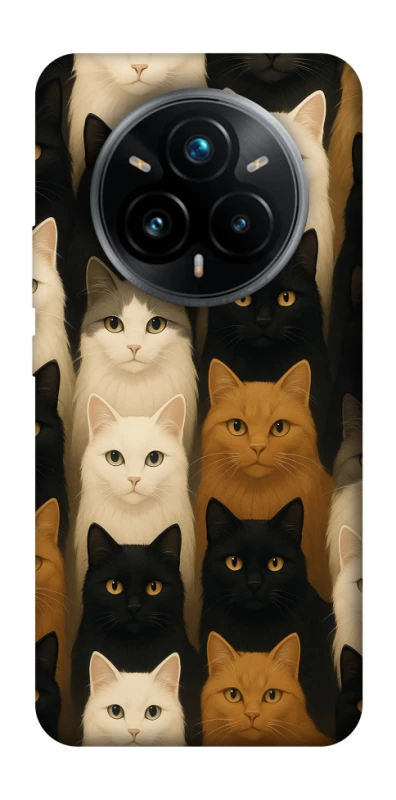 Чехол на Realme 14 Pro+ Colorful Cat Collage фото 1 Чехол на Realme 14 Pro+ Colorful Cat Collage фото 1 из 1