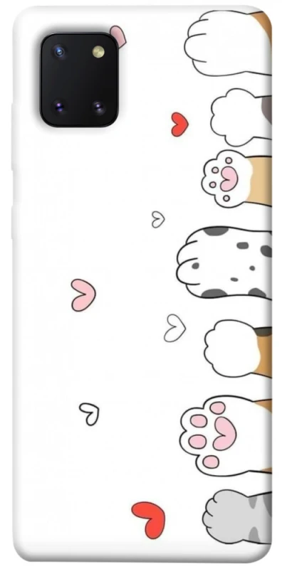 Чехол на Samsung Galaxy Note 10 Lite (A81) Paws фото 1 из 1