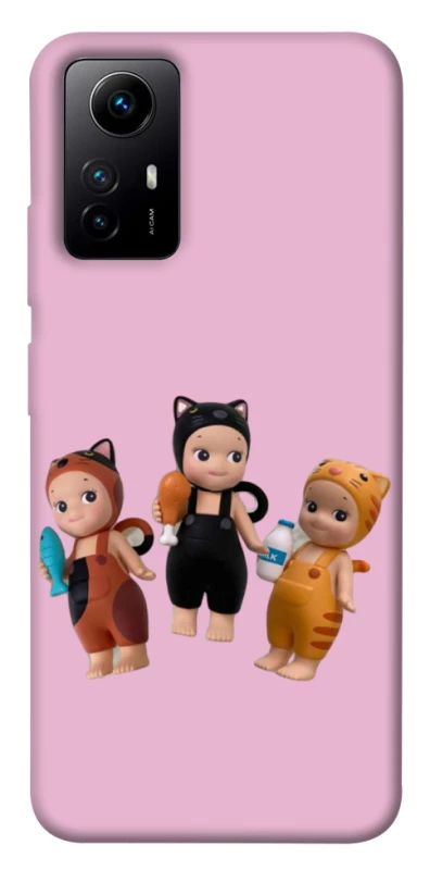 Чехол на Xiaomi Redmi Note 12S Cat Cafe Trio фото 1 из 1