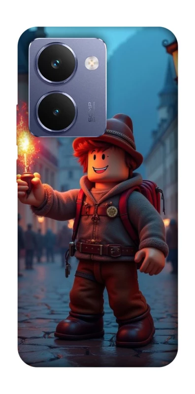 Чохол на Realme P3 Ultra Roblox Fire Logo Blue Flames фото 1 з 1