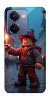 Чохол на Realme P3 Ultra Roblox Fire Logo Blue Flames фото 1 з 1