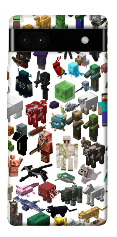 Чохол на Google Pixel 6a Minecraft v4 фото 1 з 1