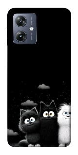 Чехол на Motorola Moto G54 Three Cats фото 1 из 1