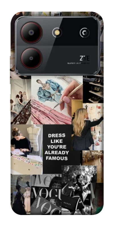 Чохол на ZTE Blade A54 4G Fashion collage ver.11 фото 1 з 1
