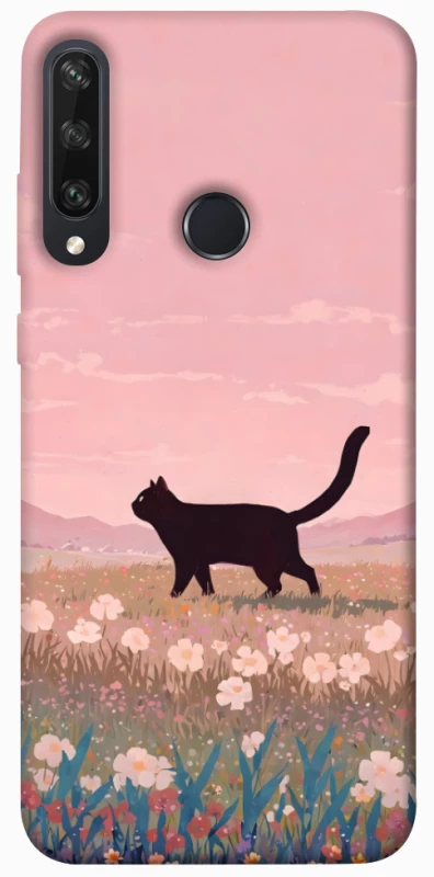 Чохол на Huawei Y6p cat on a field фото 1 з 1