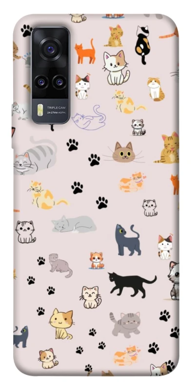 Чохол на Vivo Y31 Cat style ver.1 фото 1 з 1