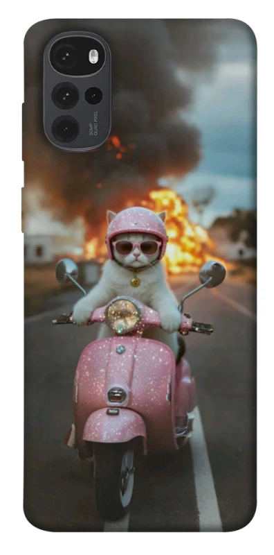 Чохол на Motorola Moto G22 Exploding Kittens ver.3 фото 1 з 1