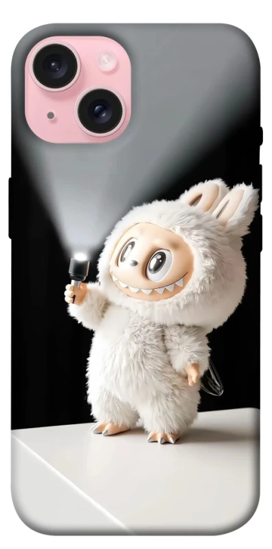 Чохол на Apple iPhone 15 (6.1") Labubu with flashlight ver.2 фото 1 з 1