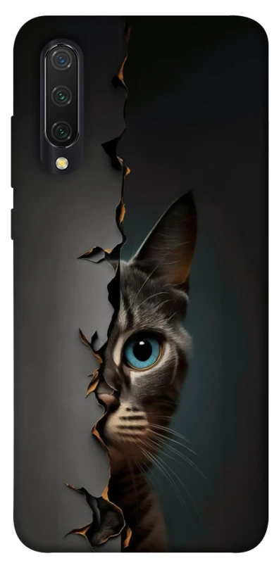 Чохол на Xiaomi Mi CC9 / Mi 9 Lite Кіт-підглядач v2 фото 1 з 1
