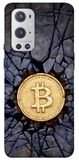 Чохол на OnePlus 9 Pro Bitcoin cracks фото 1 з 1