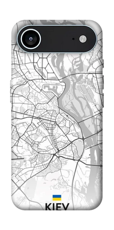 Чехол на Apple iPhone 17 Air (6.5") Kiev white map фото 1 из 1