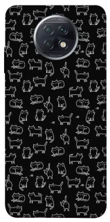 Чохол на Xiaomi Redmi Note 9 5G / Note 9T Black Cats фото 1 Чохол на Xiaomi Redmi Note 9 5G / Note 9T Black Cats фото 1 з 1
