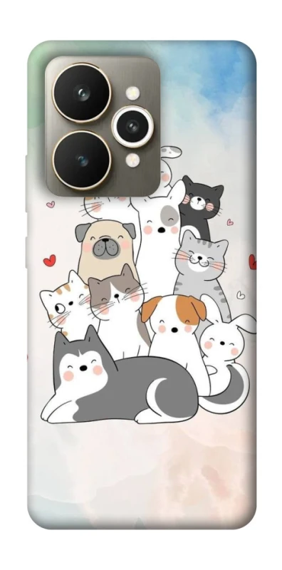 Чехол на Realme 15 Funny Pets ver.2 фото 1 из 1