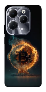 Чохол на Infinix Hot 40 Fire Bitcoin фото 1 з 1