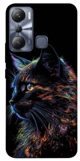 Чехол на Infinix Hot 20i Черный кот фото 1 из 1