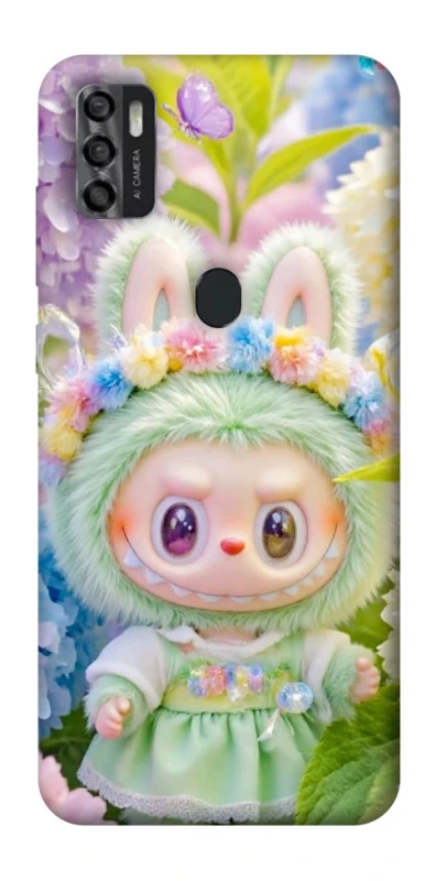 Чохол на ZTE Blade A7s (2020) Labubu & Flowers ver.2 фото 1 з 1