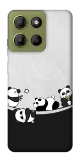 Чехол на Motorola Moto G15 4G Four pandas фото 1 из 1