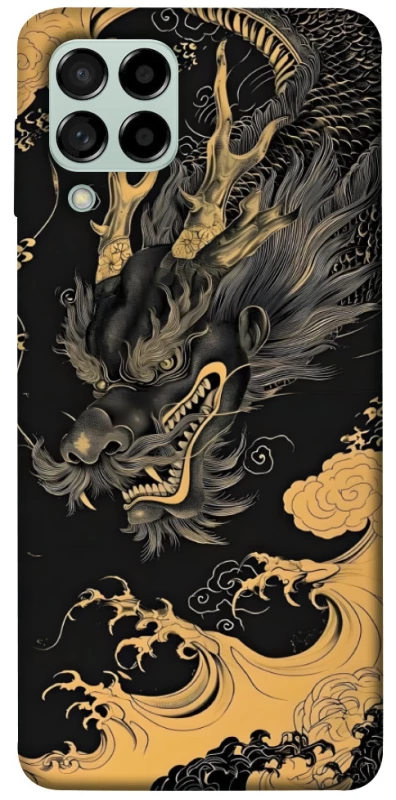 Чохол на Samsung Galaxy M53 5G gold dragon фото 1 з 1