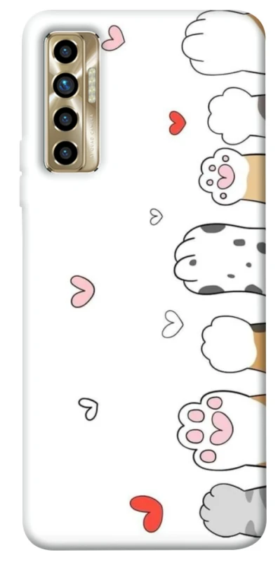 Чехол на TECNO Camon 17P Paws фото 1 из 1