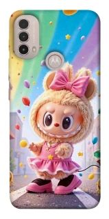 Чехол на Motorola Moto E40 Labubu rainbow фото 1 из 1