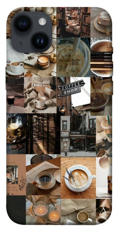 Чохол на Apple iPhone 14 Plus (6.7") Coffee collage ver.3 фото 1 з 1