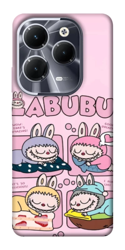 Чохол на Infinix Hot 40 Labubu Dreams Collage фото 1 з 1