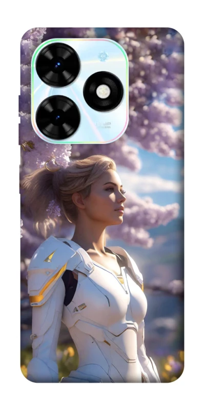 Чохол на TECNO Spark Go 2024 Cyber space girl ver.1 фото 1 з 1