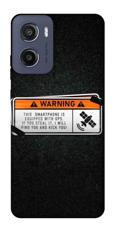 Чохол на Motorola Moto G05 Warning фото 1 з 1