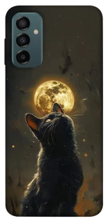 Чехол на Samsung Galaxy M13 4G Кот под луной v2 фото 1 из 1