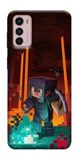 Чехол на Motorola Moto G42 Minecraft game adventure фото 1 из 1