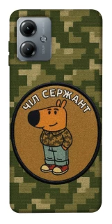 Чехол на Motorola Moto G14 Чил сержант фото 1 из 1