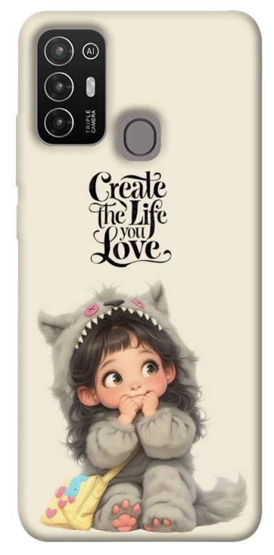 Чохол на ZTE Blade A52 Create the life you love фото 1 з 1