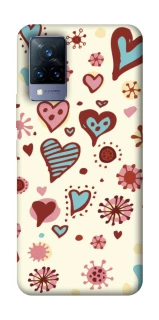 Чохол на Vivo V21 Pretty hearts фото 1 з 1