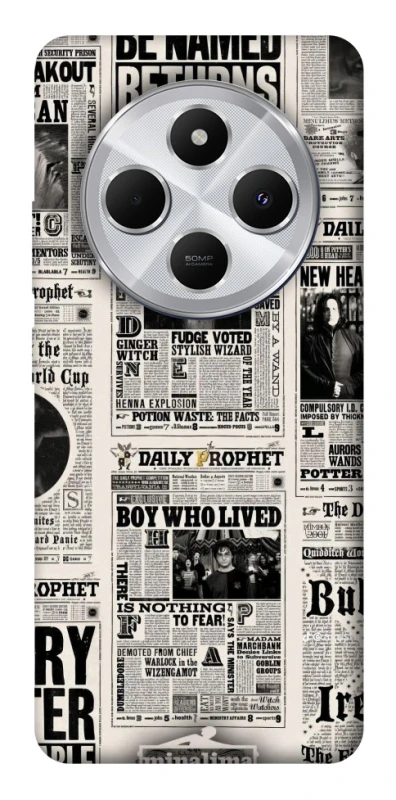 Чохол на Xiaomi Redmi 14C / Poco C75 Harry Potter newspaper фото 1 з 1
