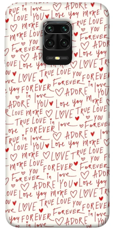Чехол на Xiaomi Redmi Note 9s / Note 9 Pro / Note 9 Pro Max Love aesthetic ver.4 фото 1 из 1