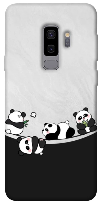 Чохол на Samsung Galaxy S9+ Four pandas фото 1 з 1