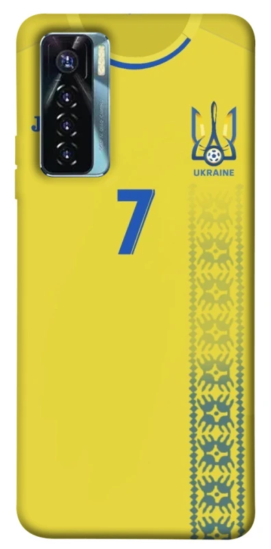 Чехол на TECNO Camon 17 Pro UA-Football ver.3 фото 1 из 1