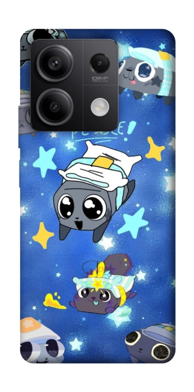 Чохол на Xiaomi Redmi Note 13 5G Pebble kitten stars фото 1 з 1