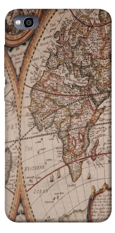 Чохол на Xiaomi Redmi 4a Карта подорожей фото 1 з 1