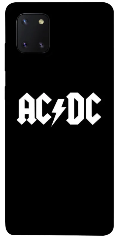 Чохол на Samsung Galaxy Note 10 Lite (A81) AC/DC logo фото 1 Чохол на Samsung Galaxy Note 10 Lite (A81) AC/DC logo фото 1 з 1