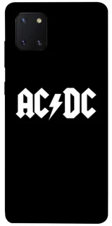 Чохол на Samsung Galaxy Note 10 Lite (A81) AC/DC logo фото 1 Чохол на Samsung Galaxy Note 10 Lite (A81) AC/DC logo фото 1 з 1