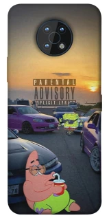 Чехол на Nokia G50 Патрик на гонках фото 1 из 1