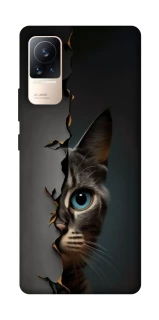 Чехол на Xiaomi Civi 6 Кот-подглядыватель v2 фото 1 из 1