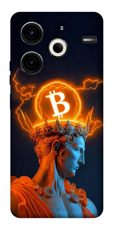 Чохол на TECNO Pova 6 Neo (LI6) Bitcoin God фото 1 з 1